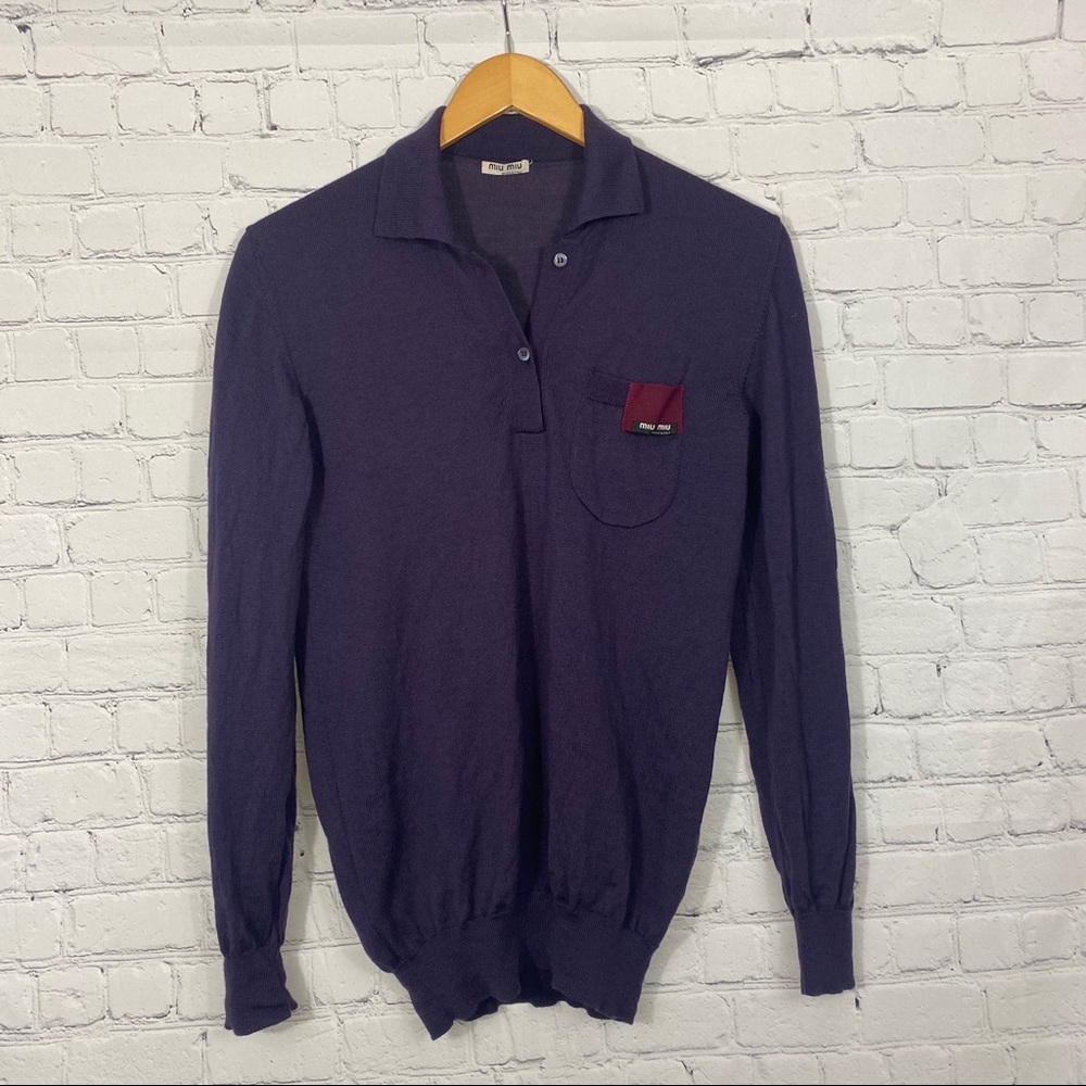 Miu miu wool sweater size 38